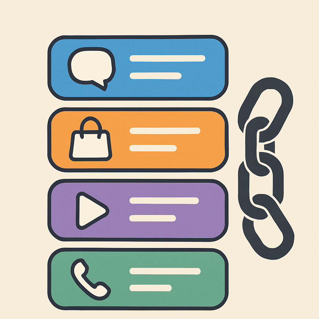 Ideas para organizar tus links por secciones o categorías