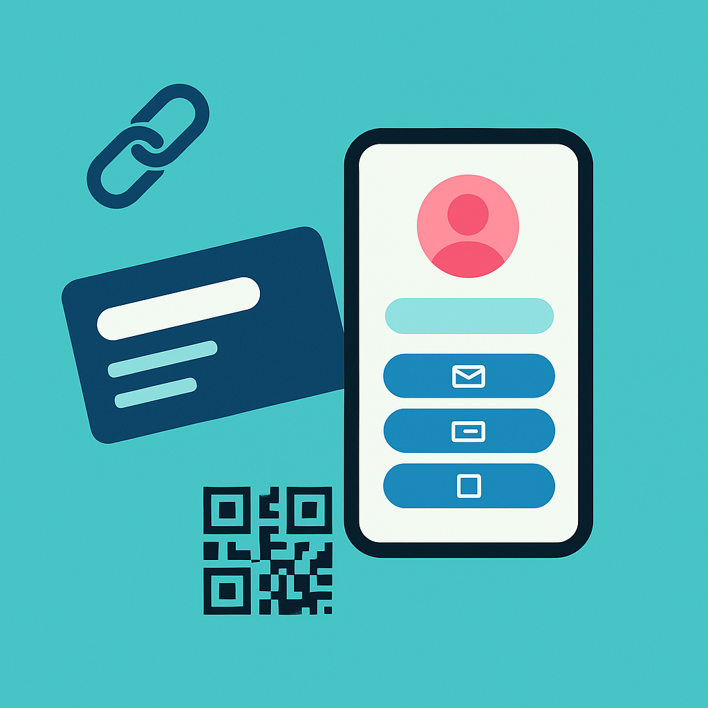 Cómo usar tu página de enlaces en una tarjeta de presentación digital
